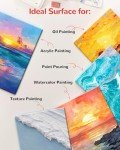Canvas Boards for Painting 36 Pack, 8x10 Inch Painting Canvas Panels, 100% Cotton White Blank Art Supplies for Acrylics Oil Watercolor Tempera Paints