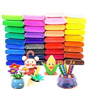 36 Colors Air Dry Clay Ultra Light for Children - Non-Toxic, Eco-Friendly Modeling Magical Clay with Tools