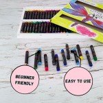 Oil Pastels for Kids - 48 Color Pastels for Kids - Perfect Classroom Art Supplies - Easy to Blend with Vibrant Colors