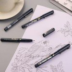 MAIKEDEPOT Micro Fineliner Drawing Art Pens Calligraphy Pens for Artist Drawing Supplies, 16 Set Waterproof Black Ink Pens for Sketching,Technical Drawing
