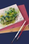 BAOHONG Artists' Watercolor Paper Block (20 Sheets, glued on Four Edges), 100% Cotton, Acid-Free, 140LB/300GSM, Watercolor Art Supplies for Wet, Dry, and Mixed Media Painting (Cold Press 8.3"X5.9")