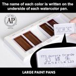 Kuretake GANSAI TAMBI GRANULATING COLOR 5 colors set, Watercolor Paint Set, Professional-Quality for Artists and Crafters, AP-Certified, for Adult, Made in Japan