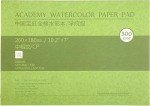 MEEDEN 10X7 Cotton Watercolor Paper Block, Textured Surface Watercolor Paper, Cold Press, 140lb/300gsm, 20 Sheets for Painting & Drawing, Wet, Mixed Media