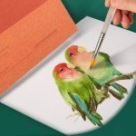 MEEDEN 10X7 Cotton Watercolor Paper Block, Textured Surface Watercolor Paper, Cold Press, 140lb/300gsm, 20 Sheets for Painting & Drawing, Wet, Mixed Media
