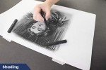 Pacific Arc Compressed Charcoal Sticks Soft 12 Pack for Drawing, Sketching, and Shading