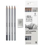 Winsor & Newton Studio Collection Artist Pencils, Graphite Pencils, Set of 5