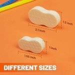 Yplus Eraser Line - Hipolymer Pencil Erasers for School Office, Cute White Rubber Eraser for Kids, Artist No Residues, 6 Pcs Stocking Stuffers for Kids Toddler
