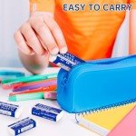 12 Pack Pencil Erasers, Large White Erasers for School, Art Erasers for Kids Drawing Bulk