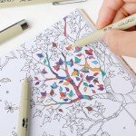 Mr. Pen- Drawing Pens for Artists, 18 Pack, Black Ink Multiliner, Colorful 0.3mm Artist Pens