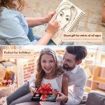 KALOUR PDAS 22pcs Charcoal Drawing Set, Professional Art Supplies, Black & White Charcoal Pencils for Drawing, Sketching, Shading, Blending, Artist Pencils for Beginners & Pro Artists