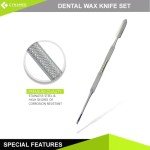 CYNAMED Stainless Steel Spatula Wax & Clay Sculpting Tool Carver Set (12PK)