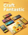 Fantastory Long Soft Chalk Pastels Set, 72 Sticks,Includes 5 Fluorescent Colors,Non Toxic Soft Pastels for Artists,Beginners,Students;Classroom,Christmas; Drawing,Blending,Layering