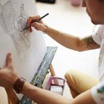 Qionew Professional Charcoal Pencils Drawing Set - 10 Pieces Super Soft, Soft, Medium & Hard Charcoal Pencils for Drawing, Sketching, Shading, Beginners & Artists