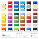 MEEDEN Soft Oil Pastels Set: 48 Colors with Extra 4 White Oil Pastels for Artists Beginners Adults Teachers - Vibrant Oil Pastel Crayons for Art Painting & Drawing, Blending, Layering, Shading