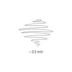 STAEDTLER triplus fineliner, 0.3mm metal-clad tip, ergonomic triangular barrel, for writing, drawing and coloring, set of 20 fineliners, 334 SB20