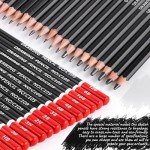 24 Pack Drawing Sketching Pencil Set, Art Pencils for Sketching(14B - 3H), Graphite Shading Pencils for Drawing, Ideal for Art Creation, Shading, Beginners & Artist