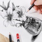 24 Pack Drawing Sketching Pencil Set, Art Pencils for Sketching(14B - 3H), Graphite Shading Pencils for Drawing, Ideal for Art Creation, Shading, Beginners & Artist