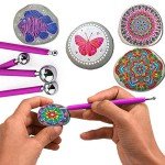 ABenkle 10Pcs Dotting Tools Ball Styluses for Rock Painting, Pottery Clay Modeling Embossing Art Mandala
