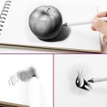 HIFORNY 20 PCS Blending Stumps and Tortillions Set Blending Tools,Kneaded Eraser and Sandpaper Blocks