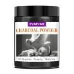 Eyaeyao Premium Charcoal Powder for Drawing and Art, Drawing Charcoal for for Drawing, Sketching, Shading, Blending, Charcoal Powder for Beginners & Pro Artists - 4 Ounces