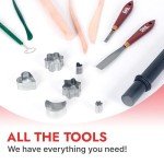 DAS Air-Hardening Modeling Clay - Terra Cotta Clay 2.2lb Block - Pliable Air Clay for Sculpting and Coating - Easy to Use Air Dry Modeling Clay for All Ages - Molding Clay for Sculpting and More