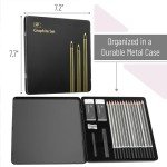 Mr. Pen- Sketch Pencils for Drawing, 19 Pcs, With Graphite Sticks, Erasers and Sharpener, Art Pencils for Sketching