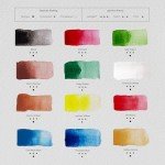 MyArtscape Watercolor Paint Set - 12 x 21ml Tubes - Lightfast - Highly Pigmented - Vibrant Colors - Fade Proof - Painting Kit for Adults & Hobby Painters - Professional Watercolors Supplies