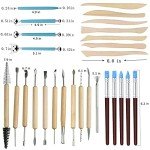 Augernis 57PCS Ceramic Clay Tools Set with Plastic Case Modeling Pottery Sculpting Tools Kits for Beginners Professionals Kids After School Ceramics Classes