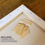 milo Pro Stretched Artist Canvas | 24x36 inch | Pack of 4 | 3/4” inch Thick Studio Profile | Ready to Paint 11 oz Primed Heavy Duty Large Canvas Art Supplies for Painting