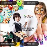 Paint Brush Set for Acrylic Painting Artist Watercolor Brush Professional Oil Painting Brushes Small Craft, Face Paint Brushes Black Handle