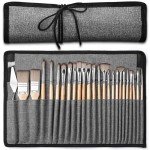 Acrylic Paint Brush Set, Golden Maple 25 PCS Paint Brushes for Acrylic Painting Oil Watercolor & Canvas,Enhanced Synthetic Brush Set with Cloth Roll and Palette Knife
