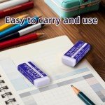 White Erasers, Artist Eraser for Drawing Art Sketching, Pencil Erasers for Kids Bulk Students School Supplies Office (8)