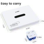 HIMI Gouache Paint Set, 112 Colors x 12g Twin Jelly Cup Design in a Carrying Case, Non-Toxic Paint for Canvas and Paper, Perfect for Artists, Student, Gouache Opaque Painting(White)