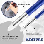 Kosiz 12 Pcs Artist Blending Sponge Pen 2 Sizes Double Headed Washable Blending Stump Pencil Sketch Pastel Rubbing Sponge Brush Stick Art Foam Drawing Tool for Artist Beginners Supplies