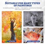 Kosiz 12 Pcs Artist Blending Sponge Pen 2 Sizes Double Headed Washable Blending Stump Pencil Sketch Pastel Rubbing Sponge Brush Stick Art Foam Drawing Tool for Artist Beginners Supplies