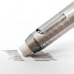 June Gold 4 Pack of Retractable Mechanical Pen Erasers - Latex-Free, White Vinyl, & Precision Erasing