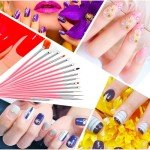 22 Pcs Nail Art Brushes Set, 1 Pcs Resin Nail Art Palette, 15 Pcs Nail Art Brushes, 5 Pcs Nail Art Dotting Pens, 1 Pcs Cosmetic Makeup Spatula Stirring Rod, Nail Design Tools for Nail Art Home Salon