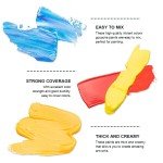 HIMI Gouache Paint Tube Set -36 Colors 12ml, with Rich Pigments, Gouache paint Non-Toxic, suitable for Beginners, Artists, and Hobby Painters. Beautiful Gifts for Art Supplies Painting（36 colors）