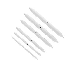 6 Pieces Blending Stumps and Tortillions Sketch Drawing Tools Paper Art Blenders for Student