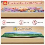 FIXSMITH Canvas Boards for Painting 8x10 Inch, Super Value 2 Pack Paint Canvases, White Blank Canvas Panels, 100% Cotton Primed, Painting Art Supplies