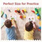 FIXSMITH Canvas Boards for Painting 8x10 Inch, Super Value 2 Pack Paint Canvases, White Blank Canvas Panels, 100% Cotton Primed, Painting Art Supplies