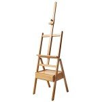 Mont Marte Signature Box Floor Easel, Beech Wood 43.5 x 44 x 150 cm (LxWxH), 17.13 x 17.32 x 59.1"