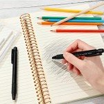 Eersida Retractable Eraser and Refill Mechanical 3.8 mm Pen Style Art Erasers for Artists Drawing Painting, Students Teacher Adult Office School Home(2 Packs)