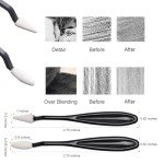 46 PCS Blending Stumps and Tortillions Paper Art Blenders Sketch Drawing Tools with Charcoal Sticks,Sandpaper Sharpeners,Wipe Scrapers,Rub Sponge and Kneaded Eraser for Student Artist Drawing Shading