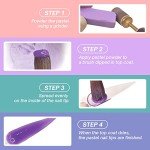 VIOLETTO Long Soft Pastels Set - 24 Vibrant Colors, Acid-Free and Non-Toxic, Ideal for Drawing, Blending, and Shading, Perfect for Artists, Students, Beginners and Creative Projects