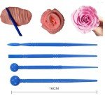 Dotting Tools Kit for Clay, Nail Art, Air Dry Clay, Sculpting Painting Embossing Scoring Modeling, Ball Stylus Pen, Rock, Silicone, Langqun