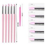 Dotting Tools Kit for Clay, Nail Art, Air Dry Clay, Sculpting Painting Embossing Scoring Modeling, Ball Stylus Pen, Rock, Silicone, Langqun