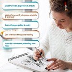 Bellofy 3X Sketch Books, 100 Sheets Each, 9x12 Inches | Perfect for Kids, Beginners & Artists | Drawing Paper for Graphite, Charcoal & More | Great Gift Idea