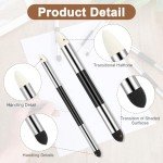 6 Pcs Artist Blending Sponge Pen Dual Tip Reusable Drawing Art Soft Pastel Blending Tools Washable Rubbing Sponge Brush Sketch Wipe for School Student Professional Sketch Lightening Highlight