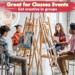 Halobios Canvas Boards for Painting 8x10 Inch, 48 Pack Blanck Canvas Panels Art Painting Supplies, 100% Cotton Primed Painting Supplies for Acrylic, Oil, Tempera & Watercolor Paint